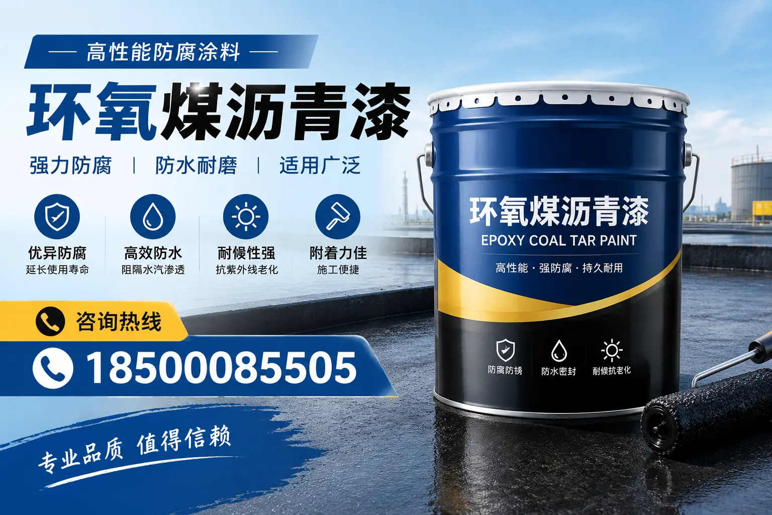 环氧煤沥青漆的主要成分与功能,花山用户深度了解