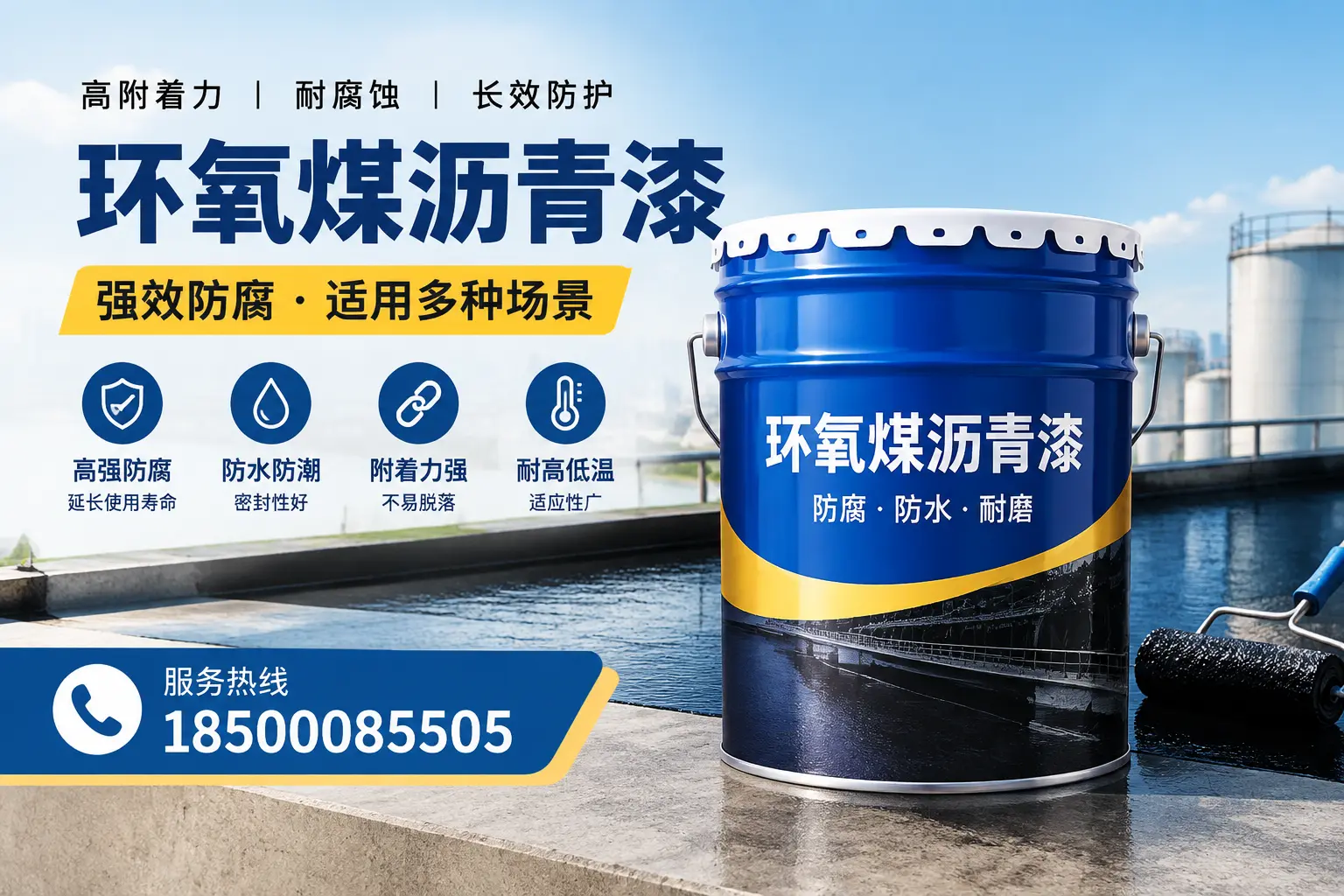 环氧煤沥青漆与油漆的区别，花山消费者最关心的问题