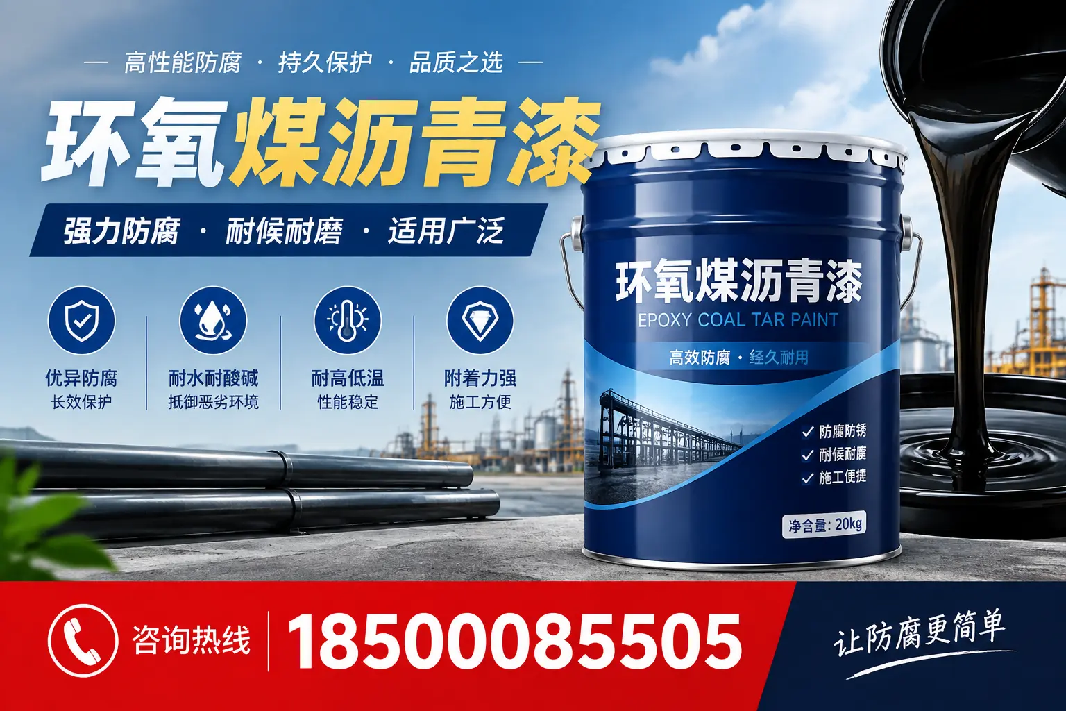 环氧煤沥青漆在不同气候条件下的表现分析，花山适用性